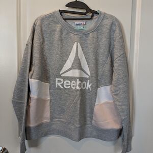 Women's Reebok Logo Sport Sweatshirt, Large